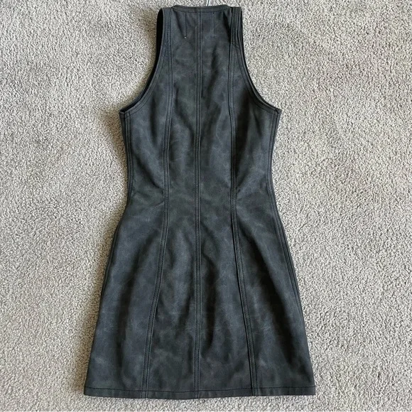 NWT Revice Vixen Dress in color Black Sabbath Zipper Front Mini Dress - Picture 3 of 9